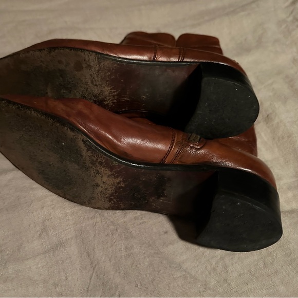 Italian leather boots size 7 (US). - Picture 3 of 4